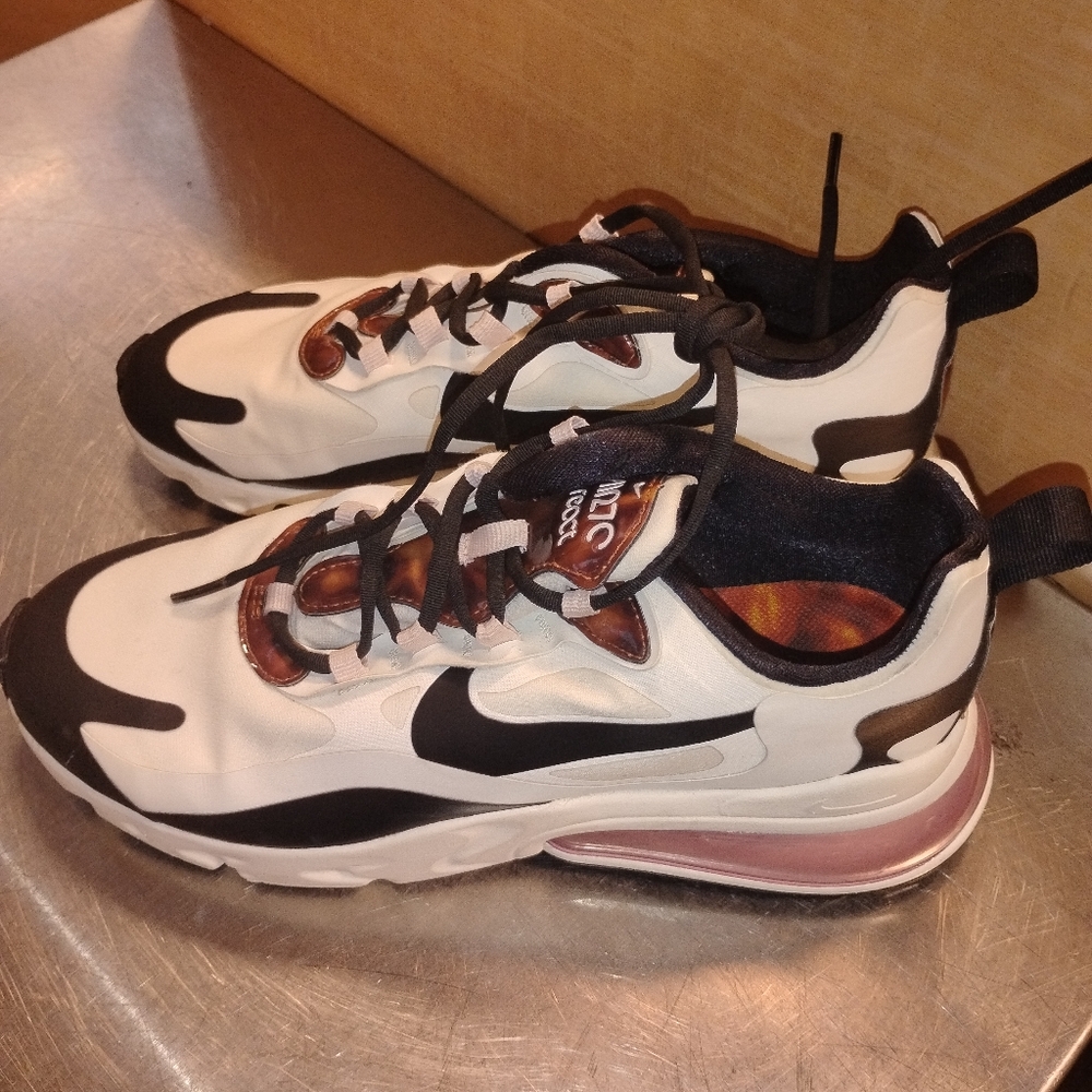 Nike Air Max React 270 Tortoise Shell Womens Sneakers SZ:9
